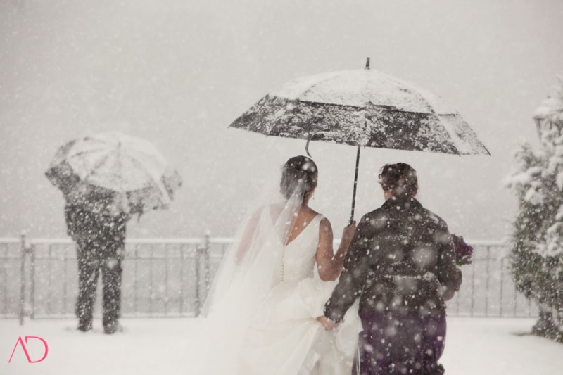 Svatba ve sněhové vánici, zdroj: Alissa Dinneen