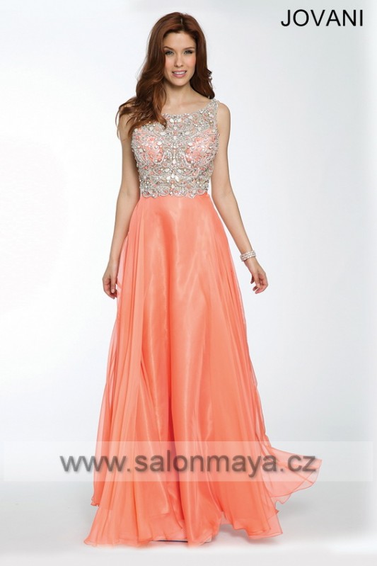 Jovani 22552 - navy - VÝPRODEJ 3900 Kč